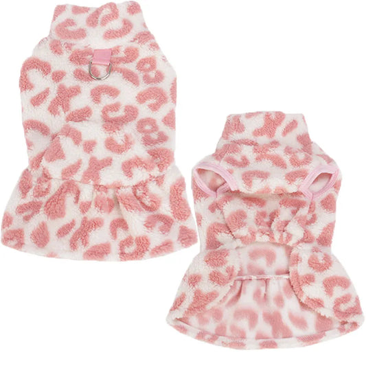 Pluszowa sukienka dla psa Tina