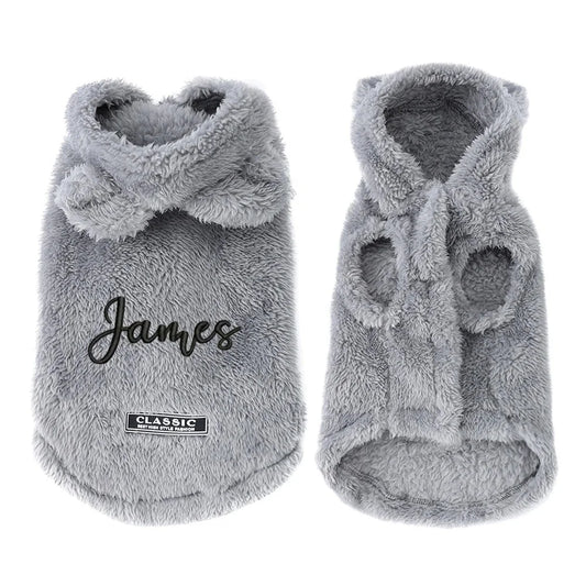 Personalizowany sweterek z uszami dla psa lub kota