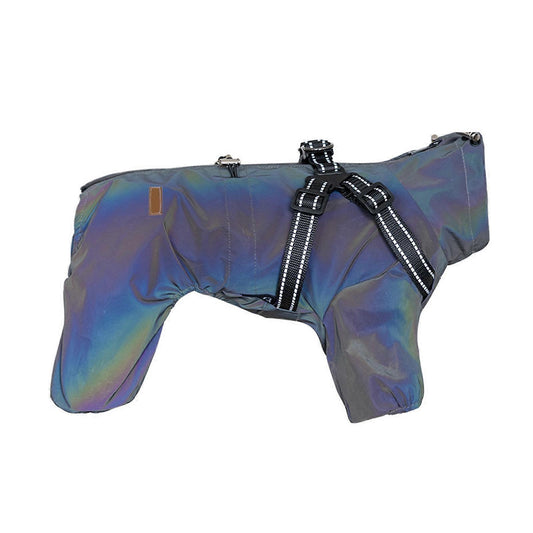 Wodoodporny kombinezon dla psa z szelkami Leo