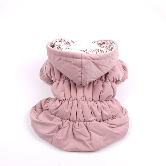 Urocza kurtka z kapturem dla psa Bella