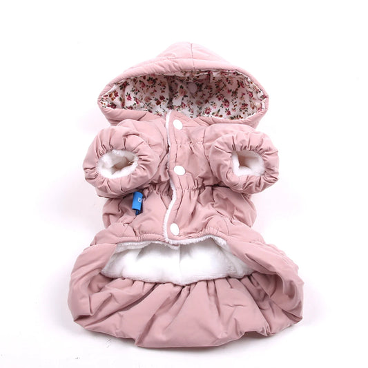 Urocza kurtka z kapturem dla psa Bella