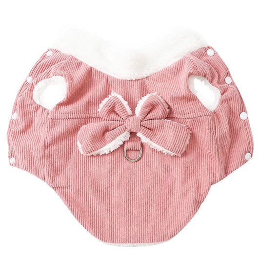 Kurtka z kokardą dla psa i kota Nutka