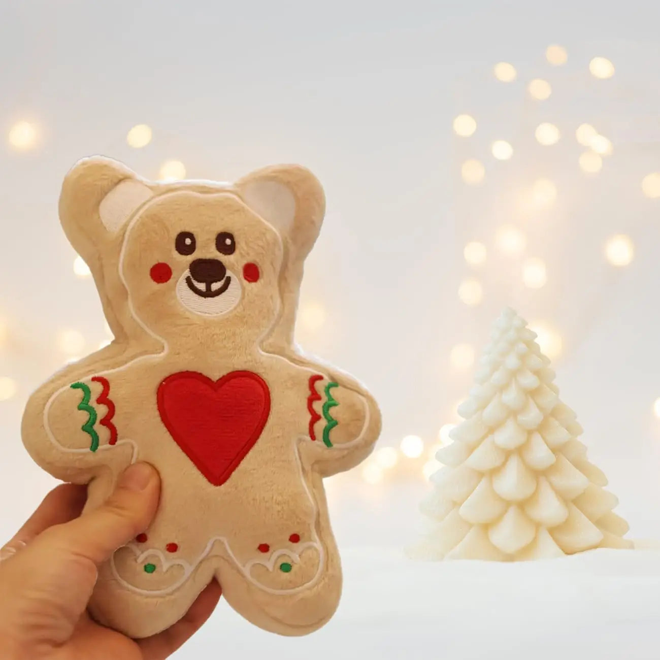 Świąteczne piszczące pluszowe zabawki dla psa i kota