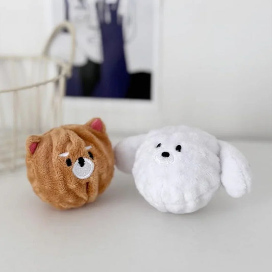 Pluszowa piszcząca piłka dla psa i kota