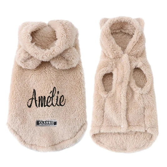 Personalizowany sweterek z uszami dla psa lub kota