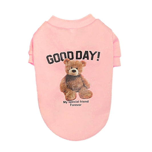 Bluza dla psa z motywem misia Good Day